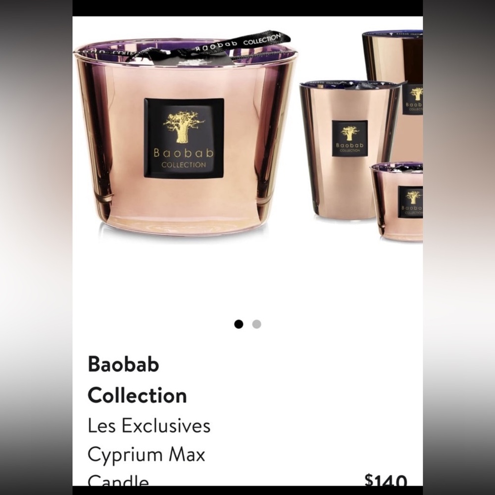 Baobab Candle NEW In Box Les Exvlusives🔥NO Offer Item🔥🔥🔥🔥🔥🔥🔥